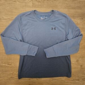 Under Armour Womens Gradient Blue Long Sleeve Tee